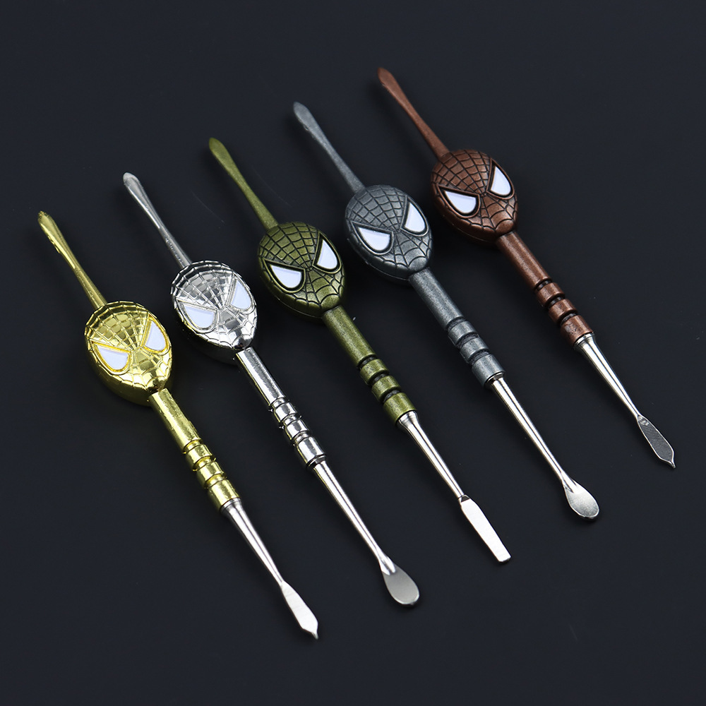 

new dab tool wax spoon metal pipe 4.7" zinc alloy&iron accessories difunctional detachable wax cleaning stick