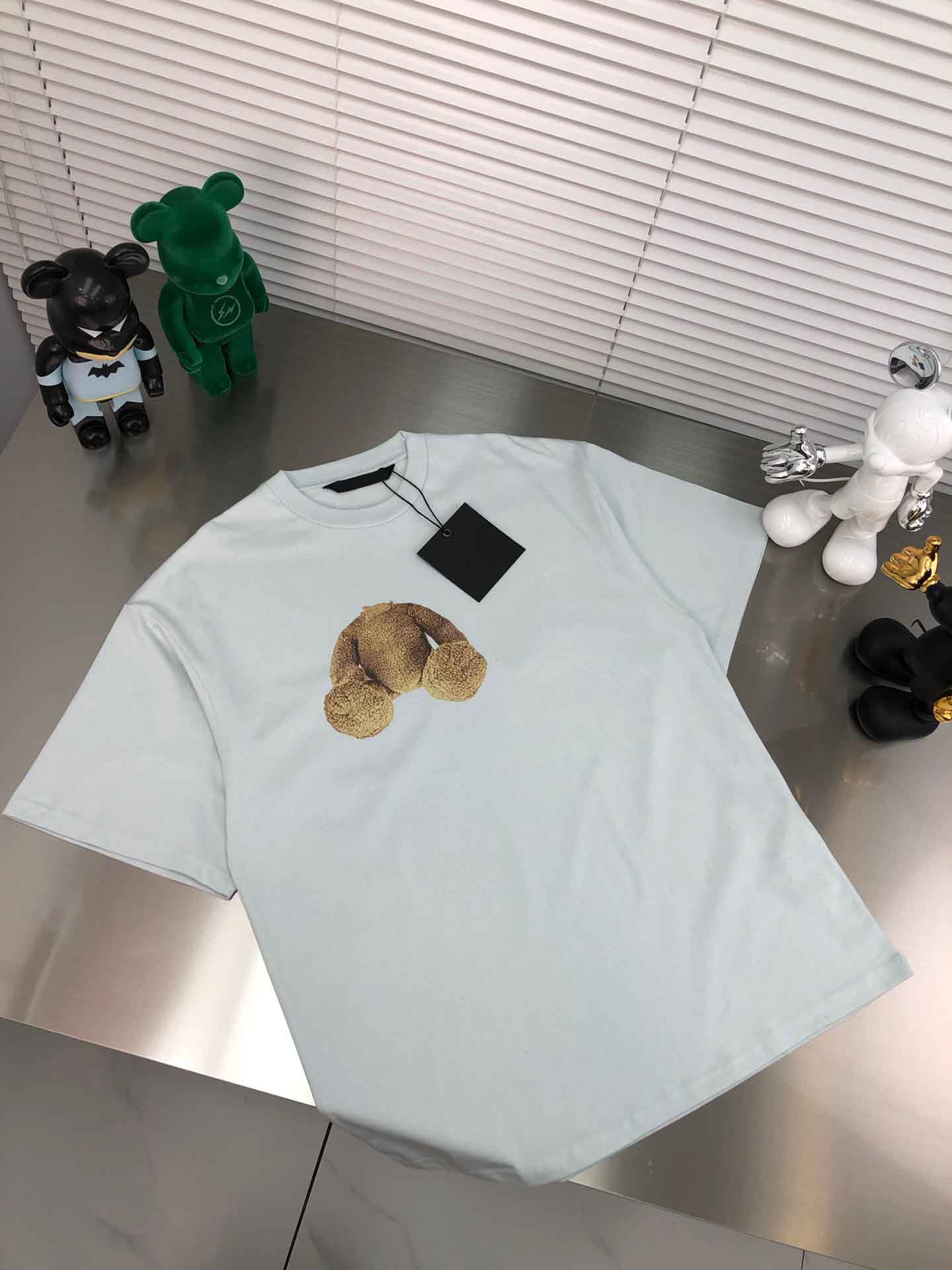 

2021ss spring and summer new high grade cotton printing short sleeve round neck panel T-Shirt Size: -l-xl-xxl-xxxl Color: black white rd122c222ev4s, Blue