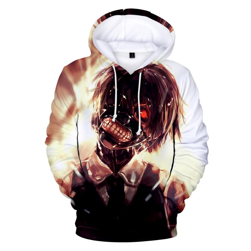 

Men's Hoodies & Sweatshirts Anime Tokyo Ghoul Men/Women Autumn Winter Long Sleeve Casual Hooded Top Hoodie Boys/Girls Coats, Black