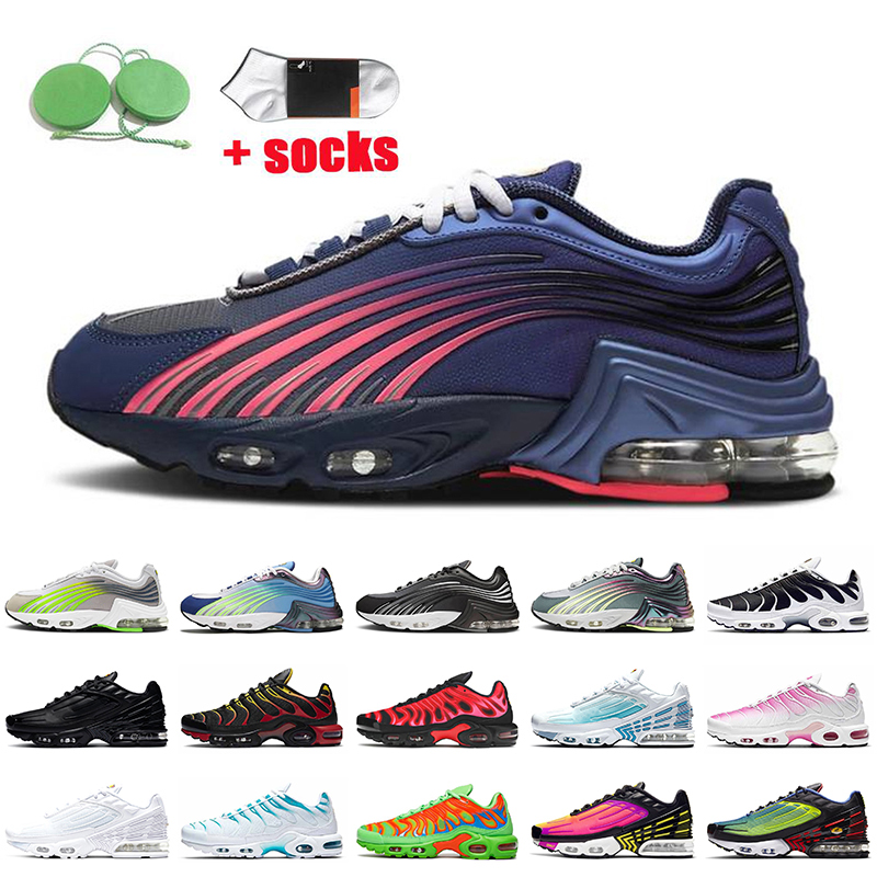 

2021 Tuned Tn Plus 2 Mens Running Shoes Deep Royal Blue Black Reflect Silver Electric Green GS Hasta Trainers Sneakers Big Size 46, C36 track red 39-45