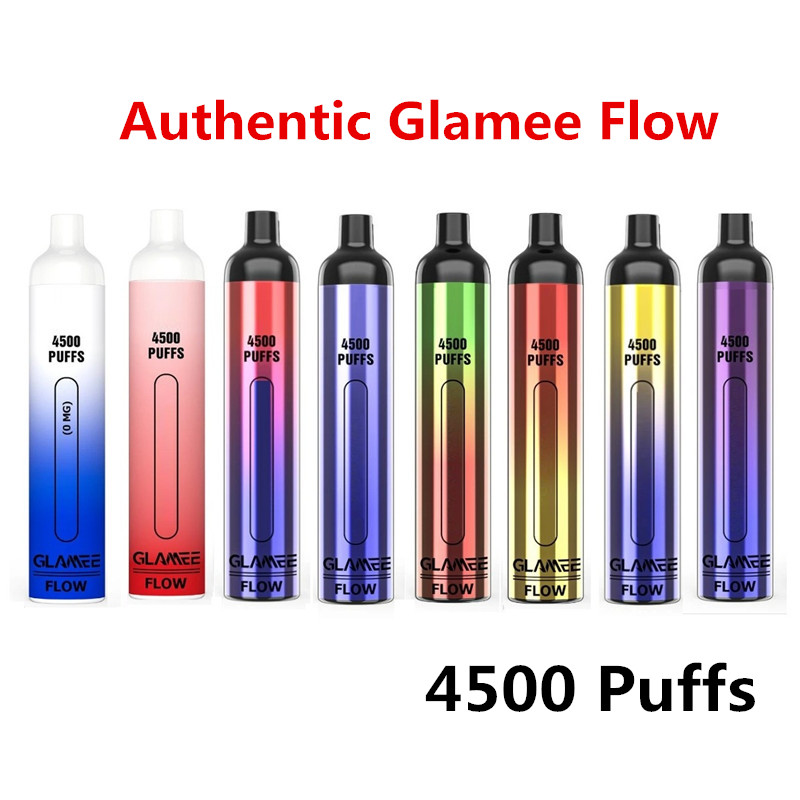 

Authentic Glamee Flow Disposable E-cigarettes Pod Device Kit 4500 Puffs 2200 Battery 16ml Prefilled Cartridges Vape Stick Pen VS Bang XXL Ra