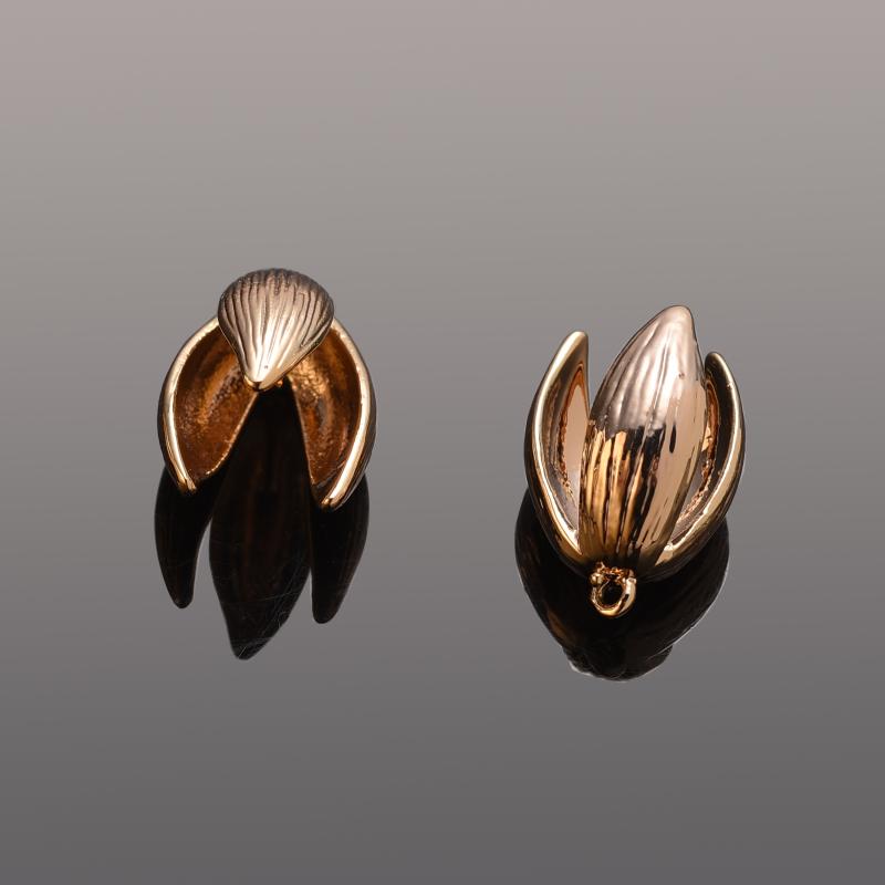 

Charms 3Pcs/Pack Golden Flower Pendents For DIY Jewelry Making Necklace Bracelet Brass Connector Earring Women, Bronze;silver