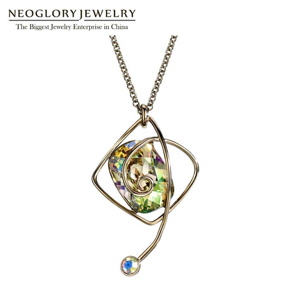 

Neoglory Rhinestone Fashion Chain Necklaces & Pendants Jewelry 2020 Brand Embellished with Crystals from Swarovski