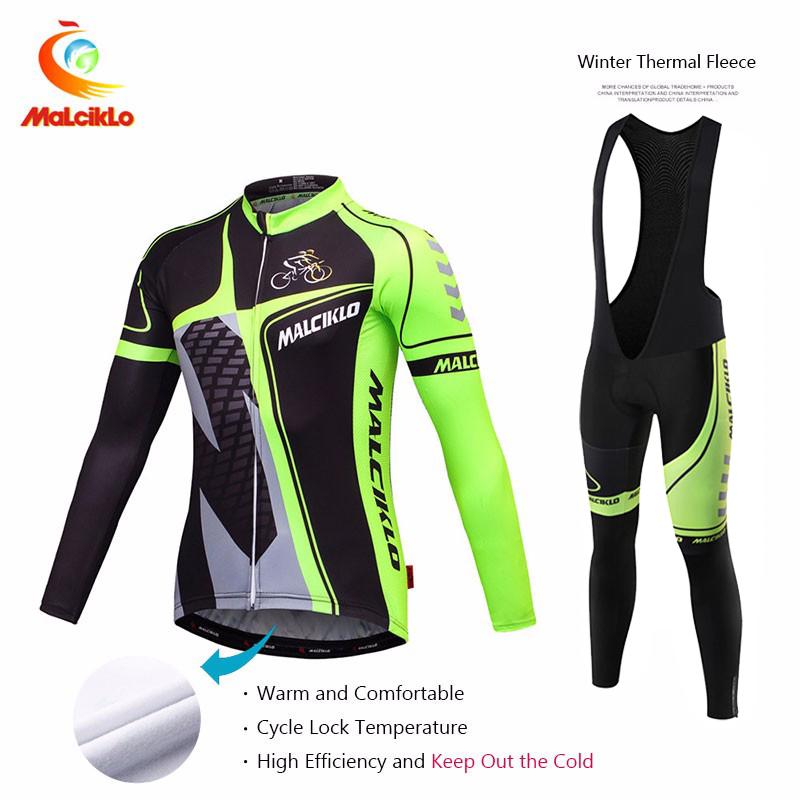 

Racing Sets Warm Winter Cycling Jersey Set Fleece Road Bike Clothing Spring Autumn No MTB Uniform Kit For Bicycle Wear Man Outfits, Black;blue