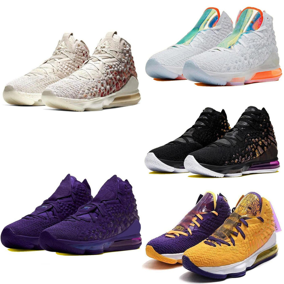 

Lebronss 17 XVII Monstars Navy Shoes Heather Black-Multi-Color Mr. Swackhammer I Promise jamss 17s Mens basketball Shoe sport sneakers 40-46, Colour 15