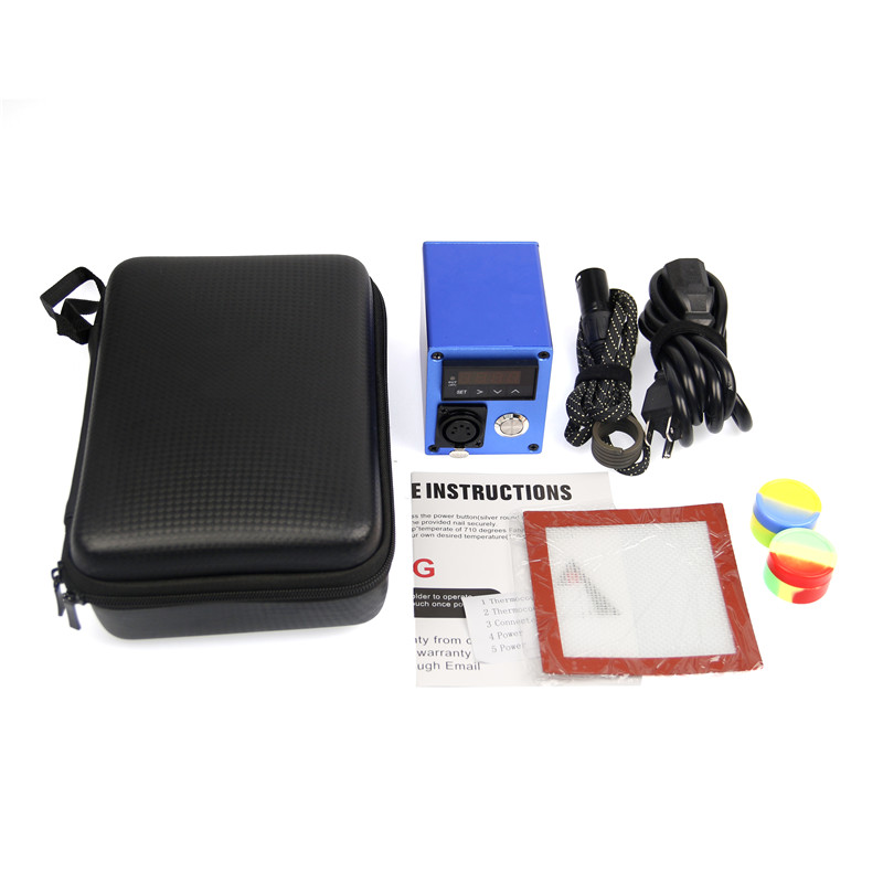 

Mini Dnail Enail Vaporizer E-cigarette Kits Temperature Control Heater Box Mod Wax Concentrate Dab Device Accessories High Quality