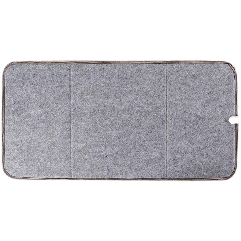 

Carpets Fantastic Foot Warmer Winter Adjustable Folding Portable Electric Heated Mat For Home Office Calienta Pies Warming Products, 3 gears gray