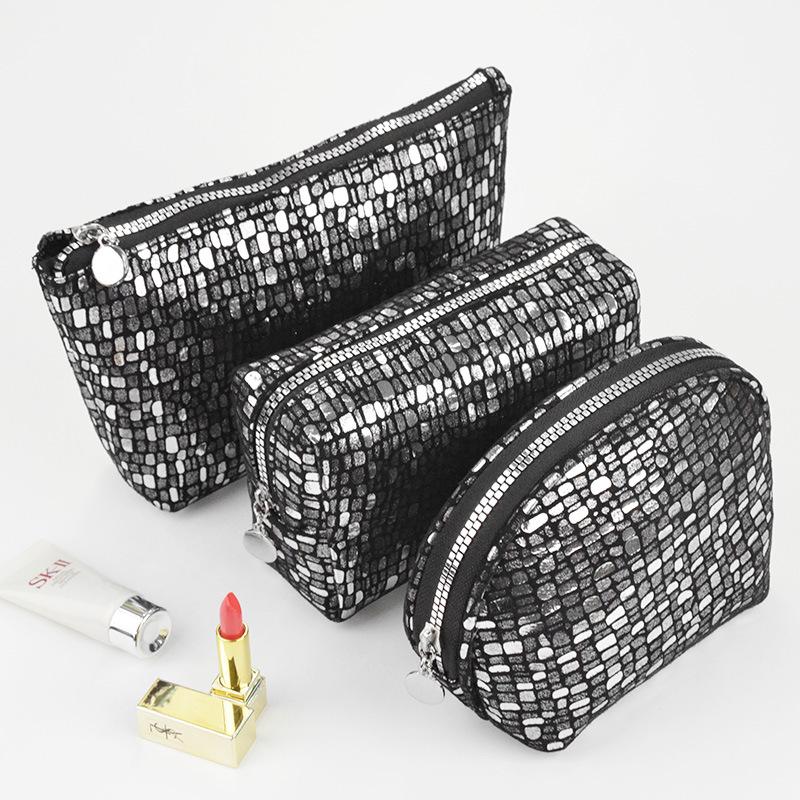 

Female Bag Clutch 2021 Pearl Sequin High-end Cosmetic Pvc Nightclub Storage Bags & Cases, Black2