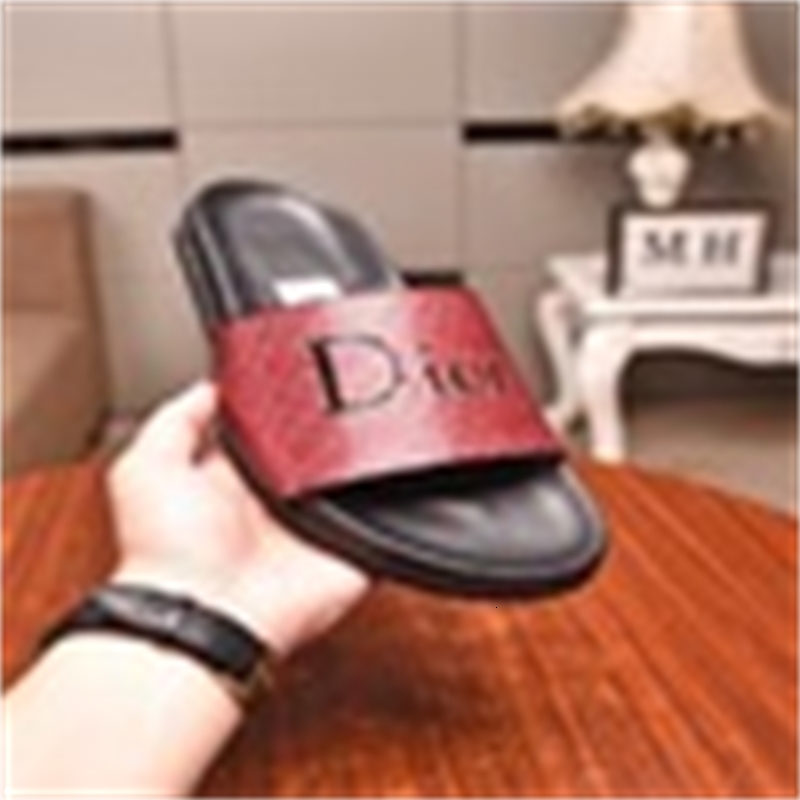 

sandals men designer luxury men sandals slippers slides sneakers loafers 2906, Black