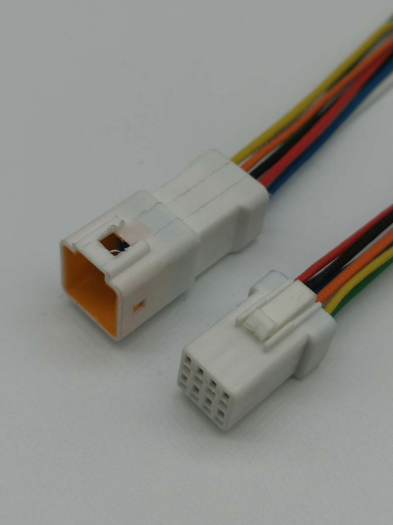 

JST-08 8P000.6Automotive waterproof wire harness connector connector with wire