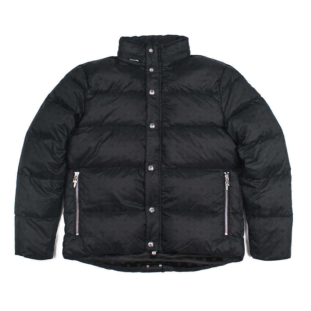 

Brand Crosin Silver Fashion Cross Men's and Women's Warm Wind Proof Dark Jacket Down J8qb, Black;brown