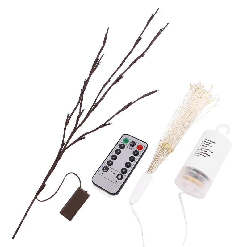 

Party Decoration 2PCS/Set Simulation Tree Branch LED Light Fireworks Decorative Lamp Po Props - Battery