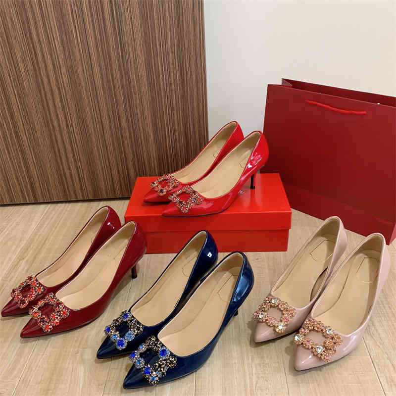 

Dress Shoes Designer Womens High Heels Ballet Luxury Red Heel Sandals Leather Flat Bottom Ladies Work Wedding Party Dance VA2B, Black