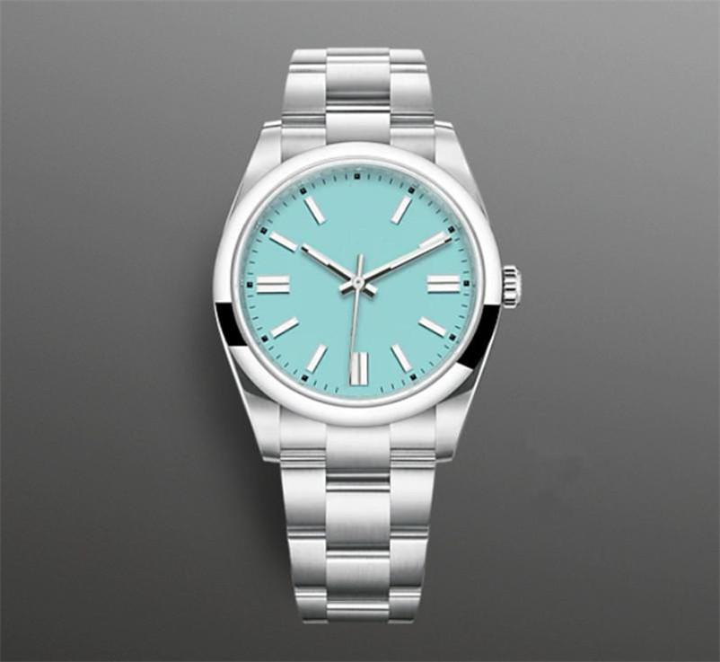 

Wristwatches 2021 Luxury Oyster Perpetual Mens Watch Automatic Mechanical Sapphire Glass Waterproof Gift Reloj 904L Steel Watches