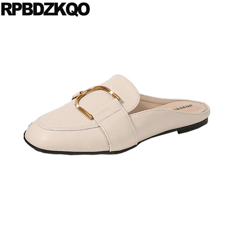 

Slippers Studded Footwear Slides Plus Size Large Sandals Big Leather Crystal Fashion Shoes 2021 Women Diamond Mules Rhinestone, Black