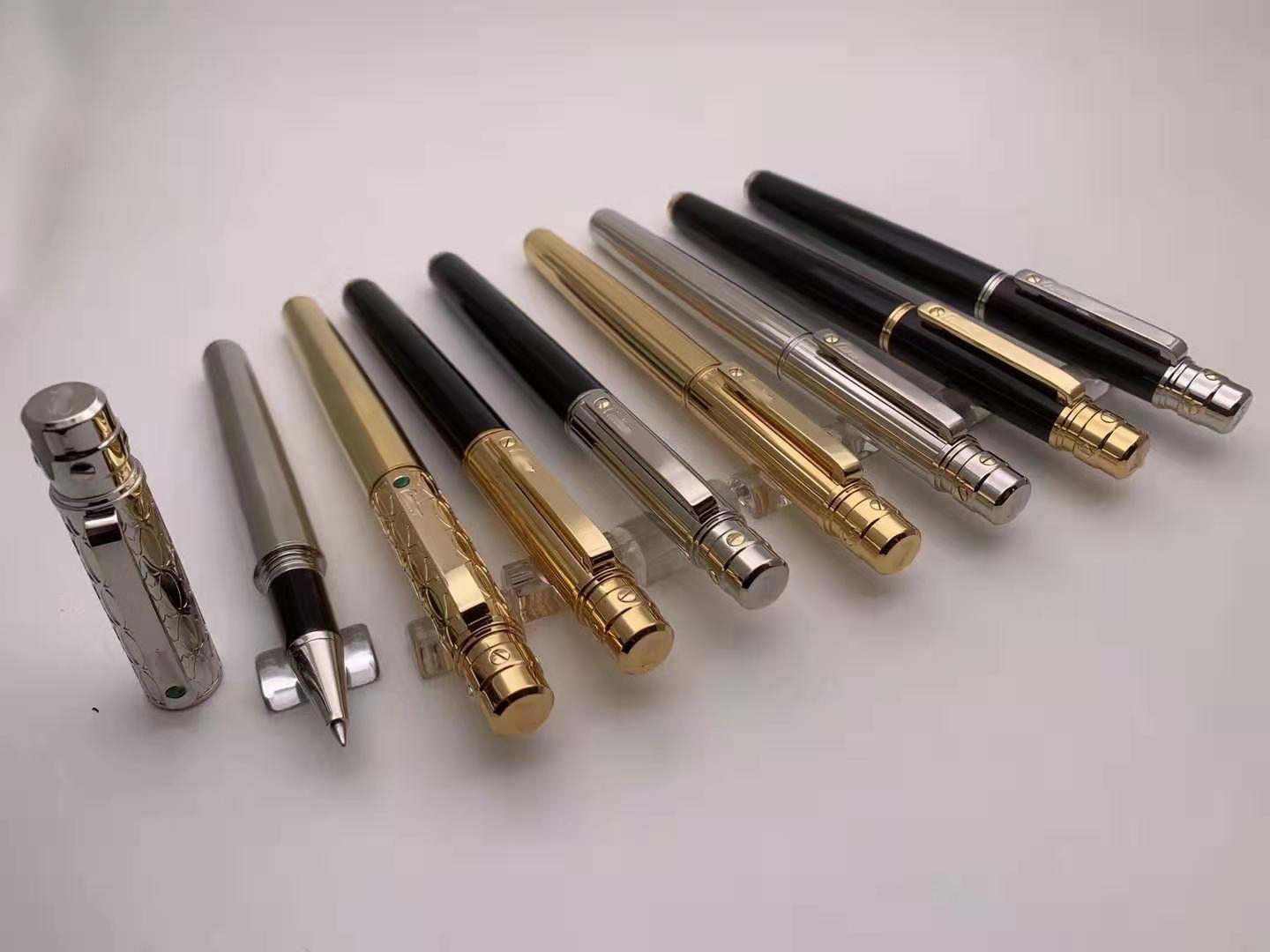 

YAMALANG 5A highs quality high end business signature pens metal refill ballpoint pen luxury office stationery Classic Christmas gift, As picture show