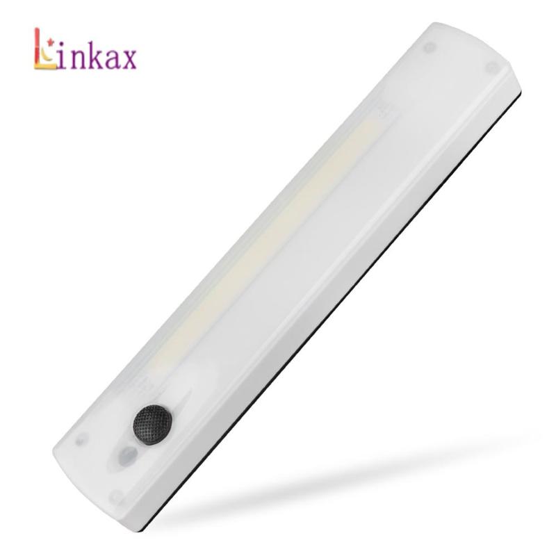 

Night Lights COB LED Switch Light Porch Wall Lamp For Bedroom Hallway Cabinet Kitchen Wireless Closet With Magnetic Strip By