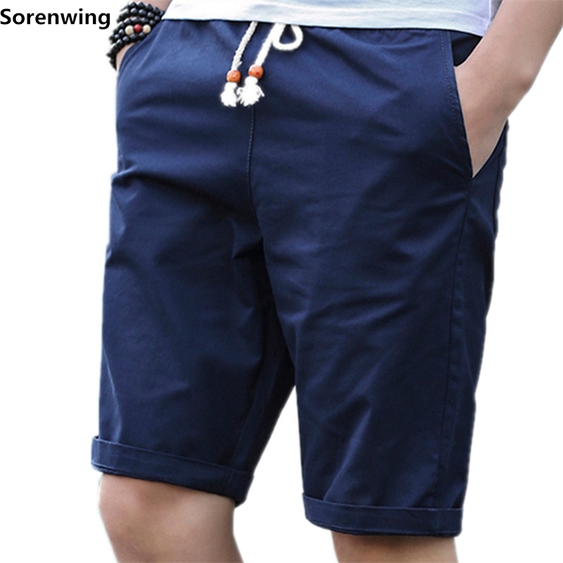 

Sorenwing shorts men casual s cotton s brand homme board joggers male bermuda masculina 01 210721, Blue
