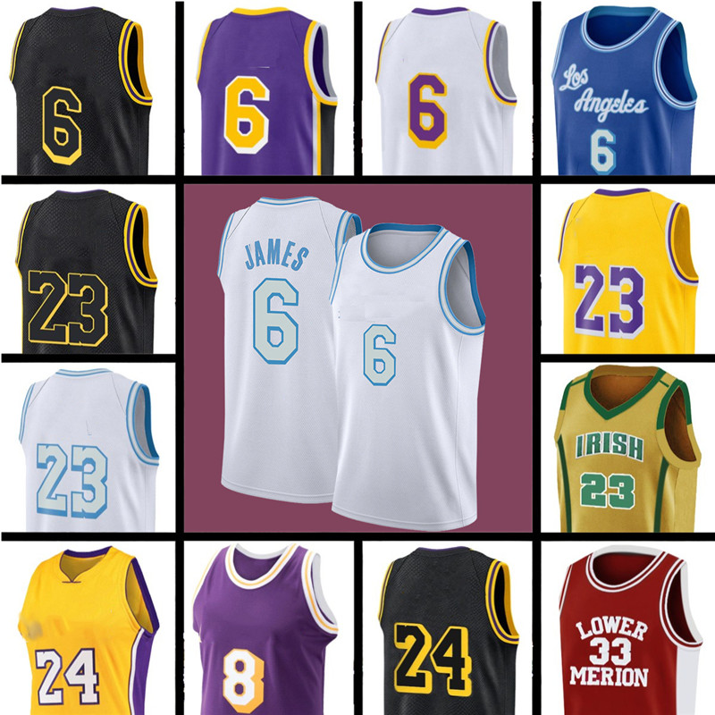 

Space Jam 2 Tune Squad NCAA 6 LBJ 23 3 Anthony Los Bryant Davis Angeles Basketball Jersey james Lower Merion College Lebron Stitched Jersey q3