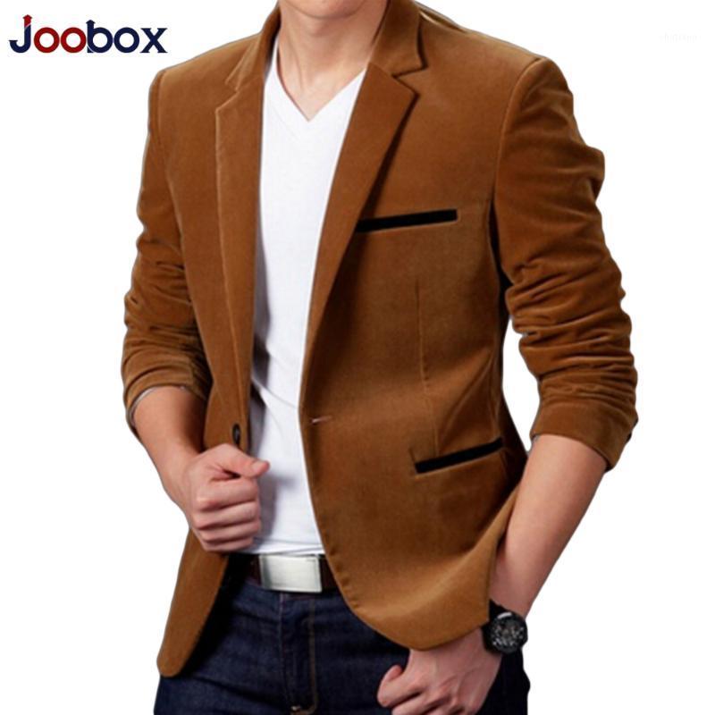 

Men's Suits & Blazers 2021 Luxury Men Blazer Spring Fashion Brand High Quality Cotton Slim Fit Suit Terno Masculino Corduroy Hombre 3xl