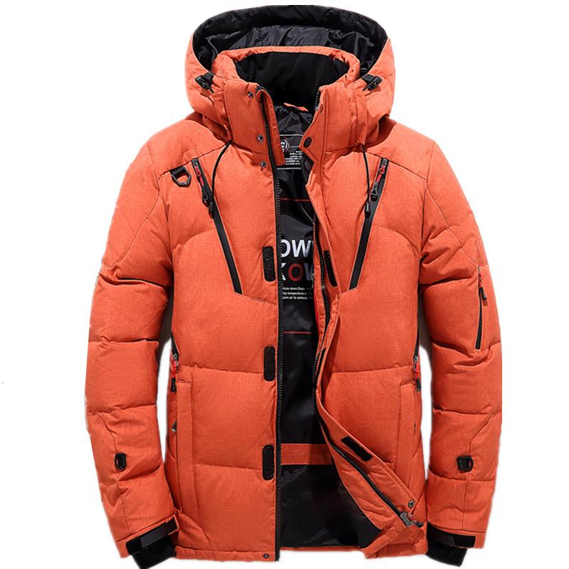 

Men's Down & Parkas 2022 High Quality 90% White Duck Thick Jacket Men Coat Snow Male Warm Brand Clothing Winter Outerwear, Black
