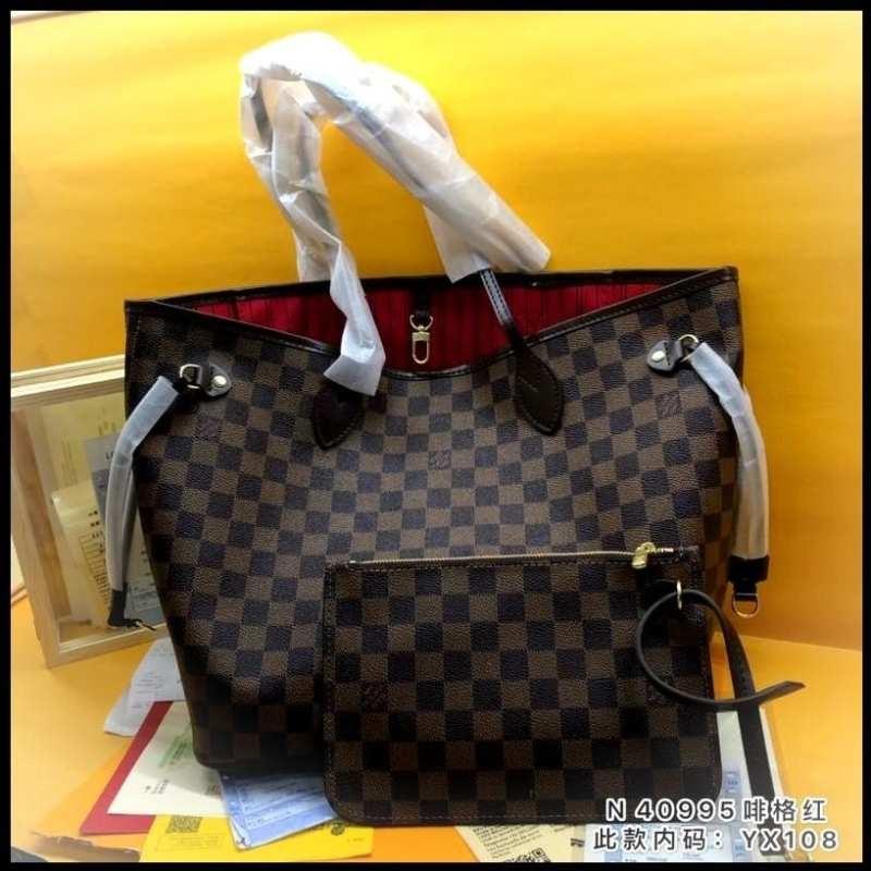 

LV LOUIS Handbags VITTON ONTHEGO Shoulder Bags Women Leather Luxury Designer Handbag Female Fashion Messenger Purse Lady Tote VUTTO