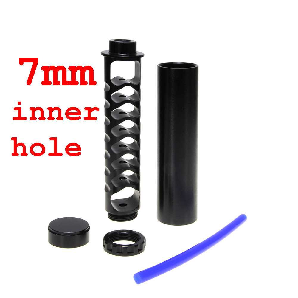 

7mm Inner Hole 6inch 1/2-28 Solvent Filter Fuel Trap Spiral Black Thicker Baffle for NAPA 4003 WIX 24003 car Solvent-Trap