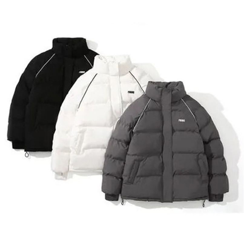 

Stand Collar Parkas Women Winter Jacket Autumn Short Coat Women Short Puffer Jacket Simple Design Parka Female Korean Style 211108, Gray