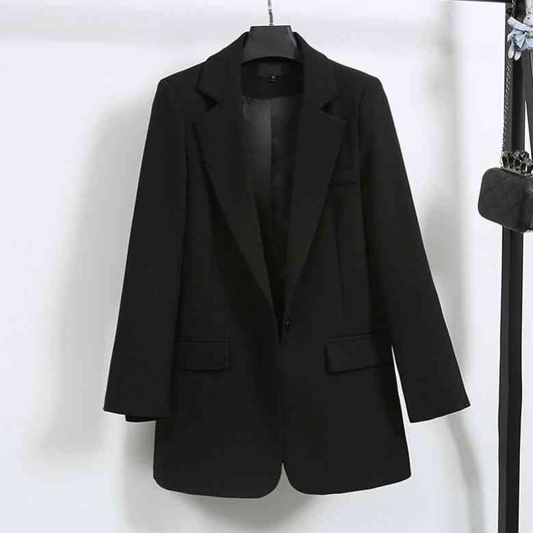 

women's suits & blazers blazer autumn long sleeve casual jacket veste femme jsg4, White;black