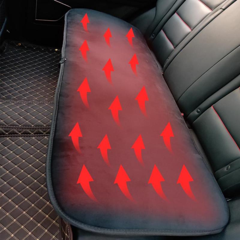 

Car Seat Covers 12V 25W Universal Heated Cushion Heating Rear 40 Degrees Anti Slip Winter Thermal Pads With Double Switch