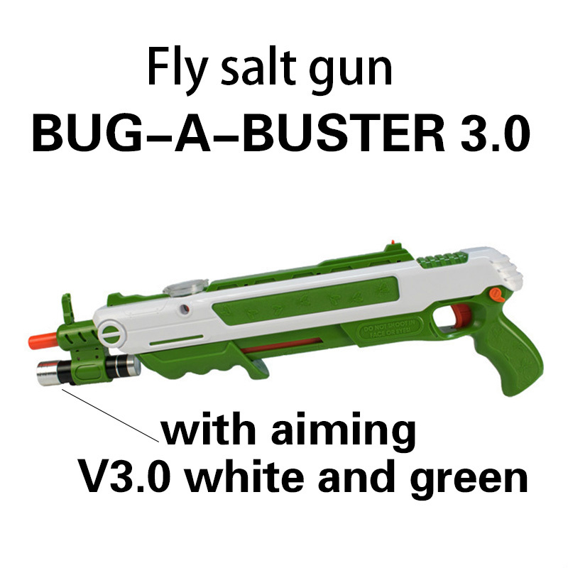 

12 Types Bug Salt Fly Gun Salt and Pepper Bullets Blaster Airsoft for Bug Blow Gun Mosquito Model Toy Salt Gun Party Gifts