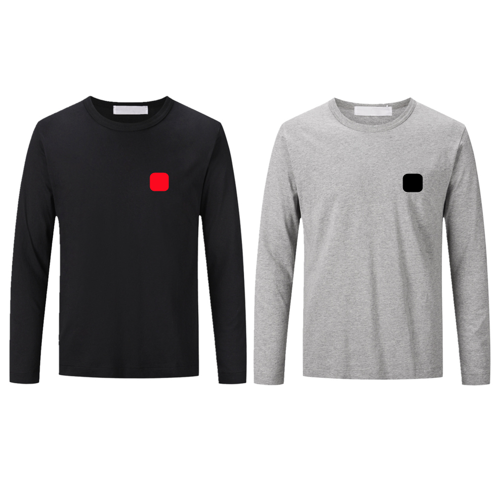 

Men's T-Shirts Long Sleeve Cotton Play High Quality Sweatshirt Commes Red Heart Des Hip Hop Garcons Men Streetwear Causal Base Shirt Mens Clothing Tops tee, White#2