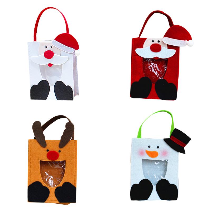 

Christmas Decorations Four Style Bag Candy Holders Merry Bags Gifts