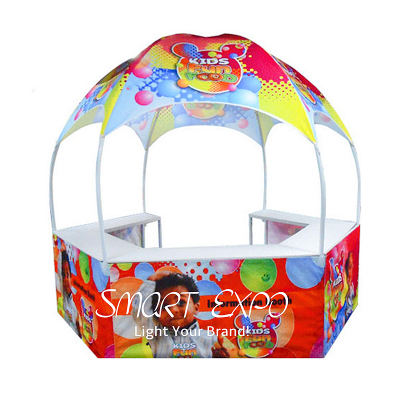 Advertising Display Tent 10x10ft for Food and Beverage Sampling with Custom Full Color Printing Graphics-image-711944075