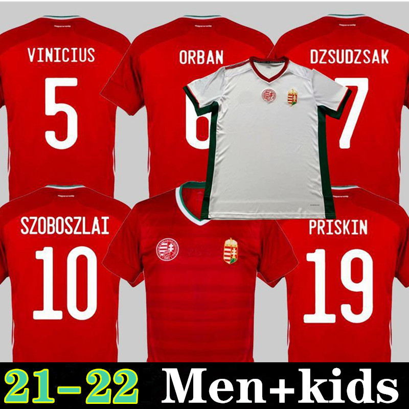 

2021 Hungary away Soccer Jerseys national team SZALAI SZOBOSZLAI 21 22 football men an kids shirt, Colour