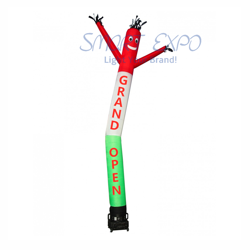 Inflatable Dancing Air Man 0.46x6m for Business Activity with Custom Logo Printing and Base Blower