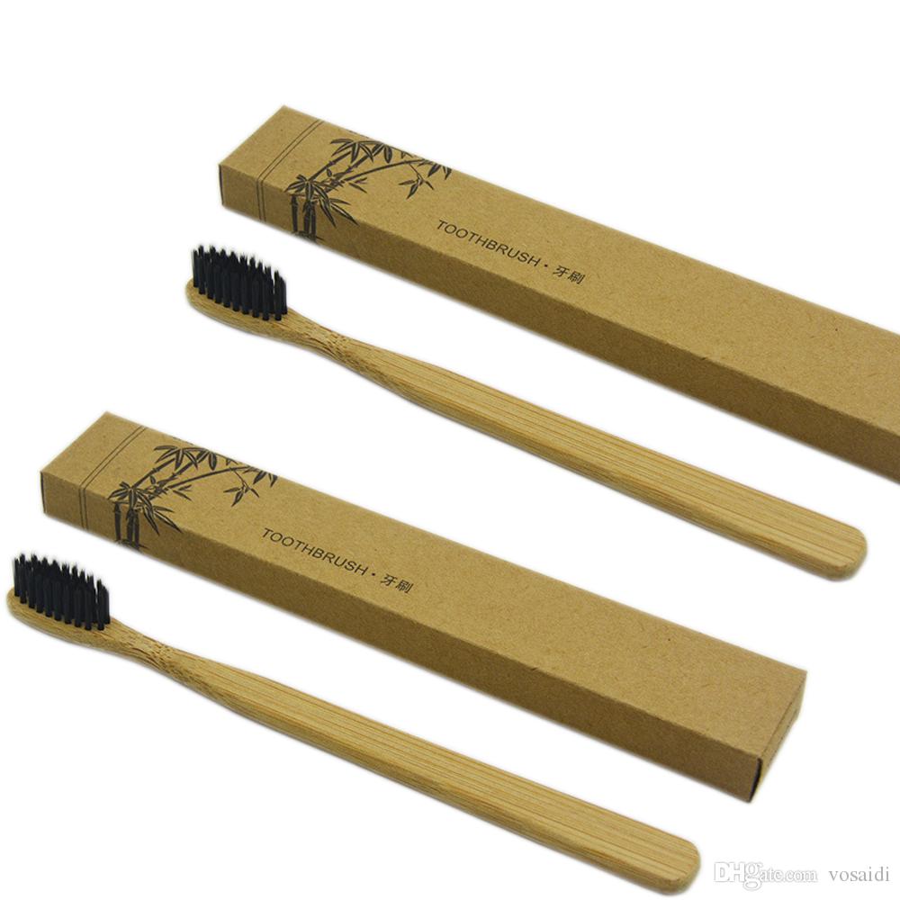

Bamboo Toothbrushes BPA Free Soft Bristles Toothbrushes Eco-Friendly, Natural Bamboo Toothbrush Biodegradable Tooth Brushes