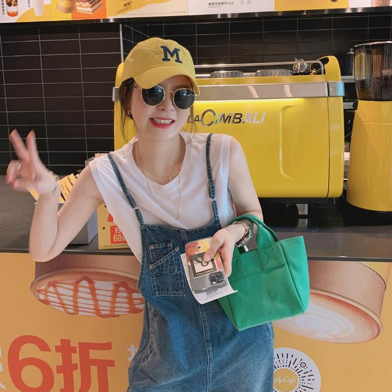 

Evening Bags Cute Lunch Bag 2021 Color Casual Tote Messenger Small Canvas