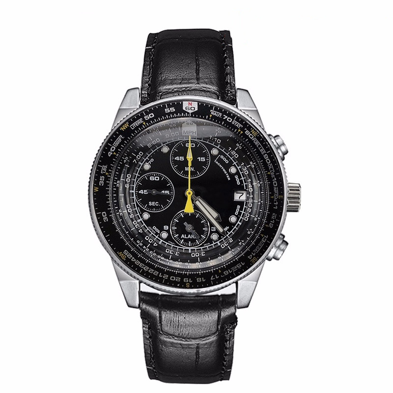 

2021 high quality Men Luxury Watches Six stitches series All the dials work Mens quartz Watch Japan Top brand Steel belt chronograph clock Fashion Round shape