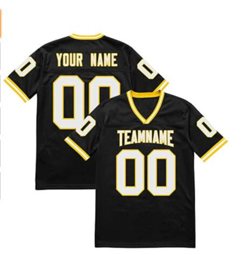 

Custom Football Jersey Personalized Stitched San Francisco Kansas Oakland South Florida Any Name and Number Short Sleeve Sports Uniform Adult