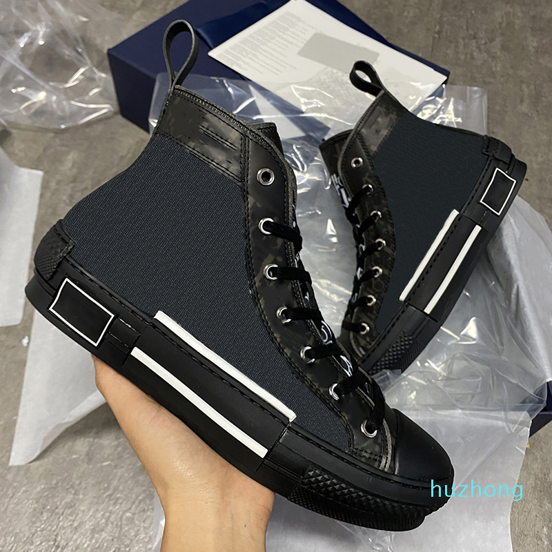 

men luxurys designers oblique sneakers bee Embroidery technology platform sneakers men for women fashion casual shoes top quality, Black