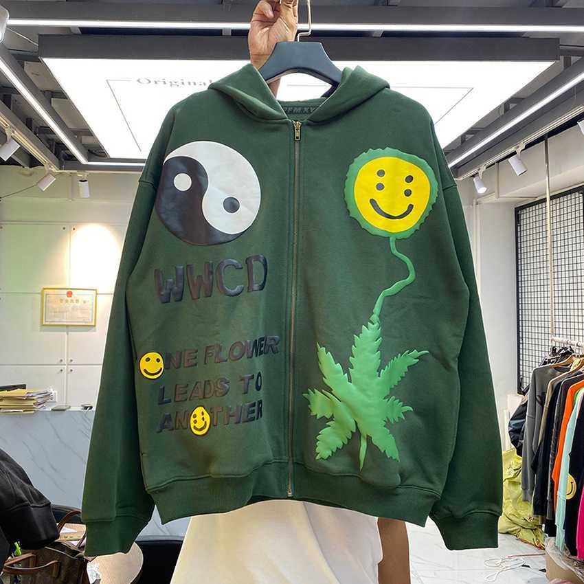 

Cardigan CPFM Hoodie Men Women CACTUS PLANT FLEA MARKET Hoodies CPFM.XYZ Pullovers Oversize Sweatshirts Q0831