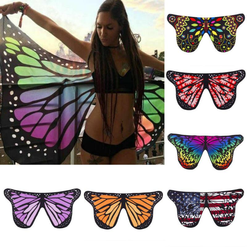 

Scarves Hirigin Bikini Cover Up Beach Cosplay Wings Fabric Soft Butterfly Shawl Fairy Ladies Nymph Pixie Costume Accessory