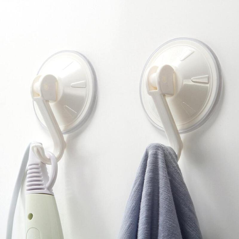 

Hooks & Rails Vacuum Suction Cup Sucker Shower Towel Kitchen Bathroom Wall Door Hook Hanger