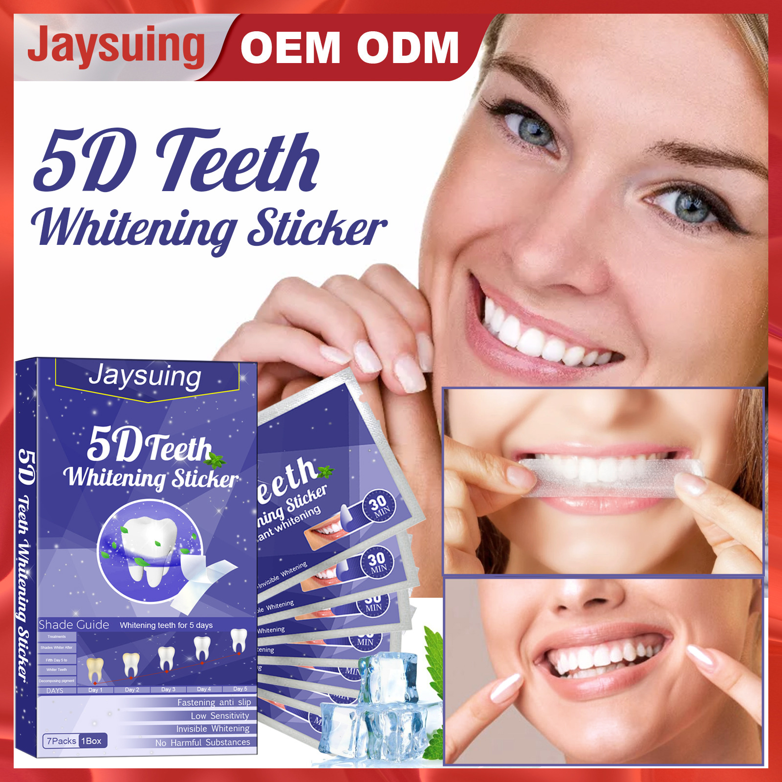 Free freight Jaysuing OEM ODM 5D dental paste to remove tooth stains yellowish gel-image-754187695