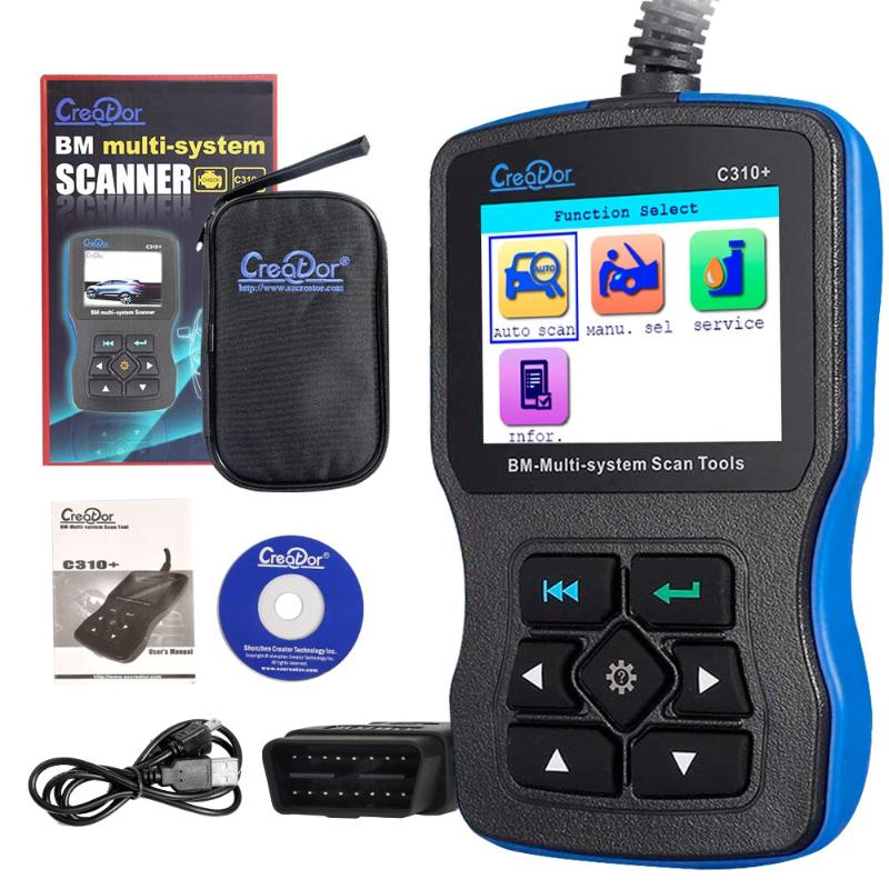 

Code Readers & Scan Tools Creator C310+ For Multi System Tool V8.0 Free Update Online Scanner