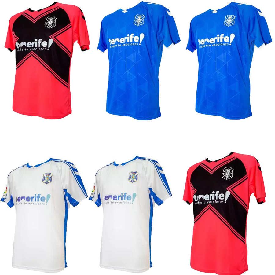 

top quality Men's T-Shirts 2021-22 CD Tenerife soccer jersey Allexandre Shashoua Customize High Quality Camisas Shirt Jersey Man, White