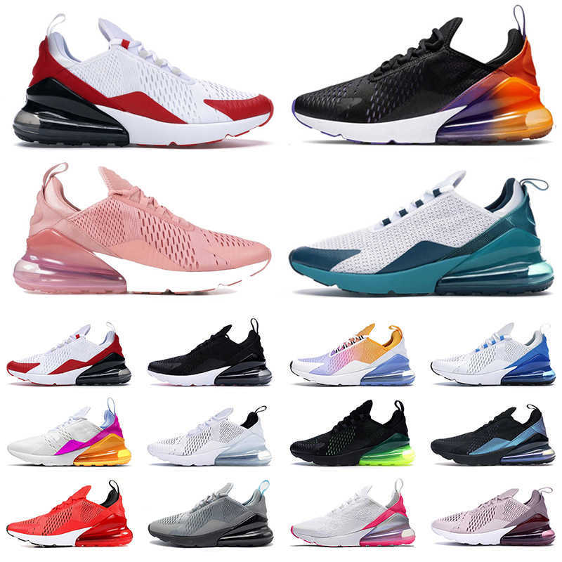 

2022 Arrival 270 Tennis Running Shoes For Mens 270s Triple White All Black Navy red Rust Pink Barely Rose Cool Grey Brown Men Women, W45 washed coral 36-40