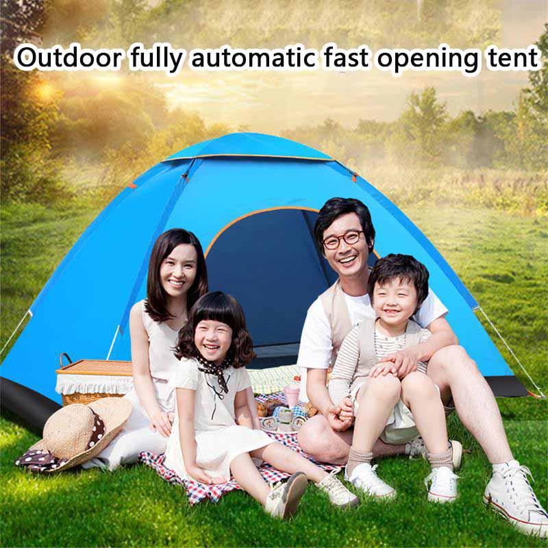 

Tents And Shelters BY.Backpacking Tent, Automatically Set Up1-2/2-3/3-4 Person Pole Lightweight Camping Tent Portable Handbag For Hiking,Tra