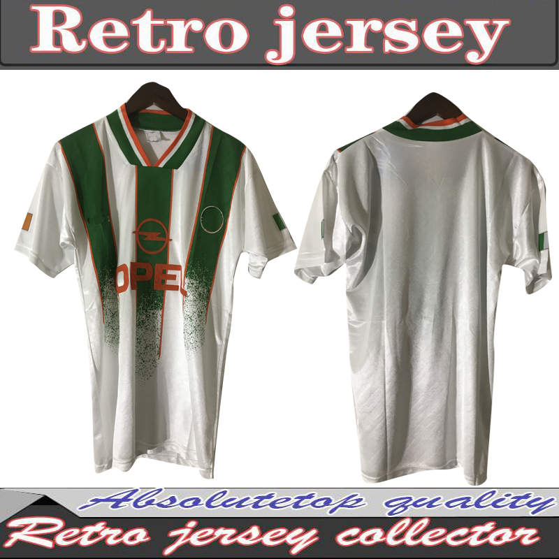

Classic Republic of Ireland 1990 1992 1994 1988 retro soccer jerseys, Black;yellow
